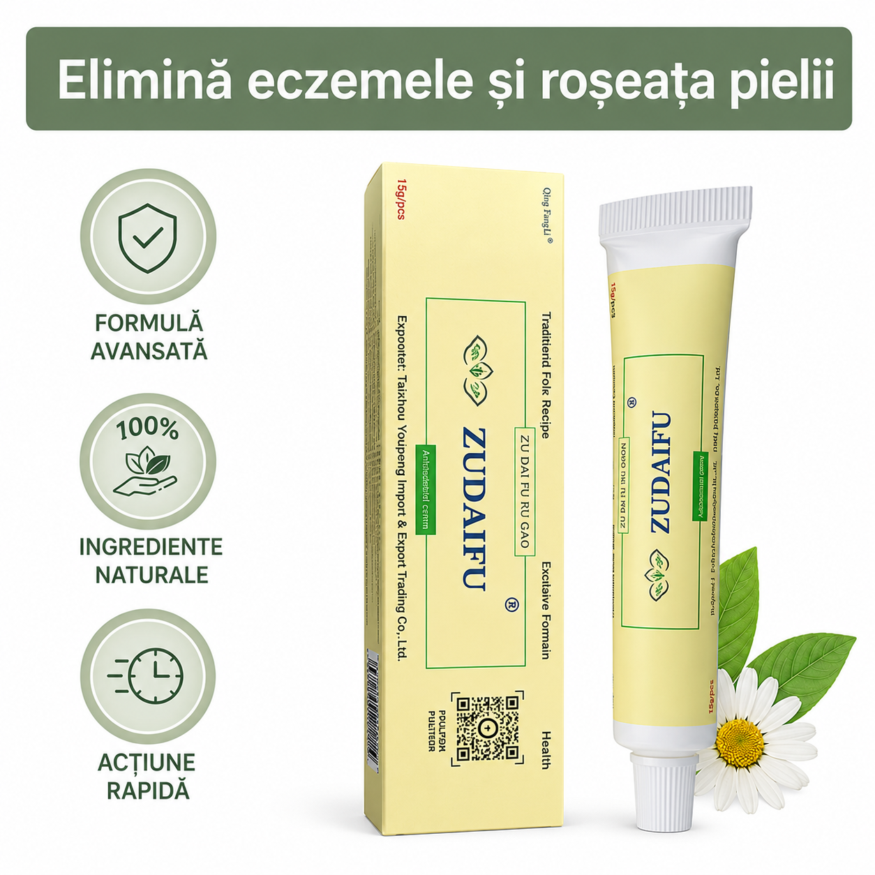 Cremă pentru Eczeme, Psoriazis și Iritații