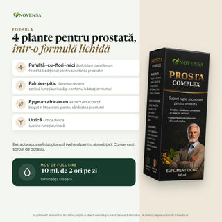 Complex lichid pentru prostată - elimină usturimea și urinările frecvente