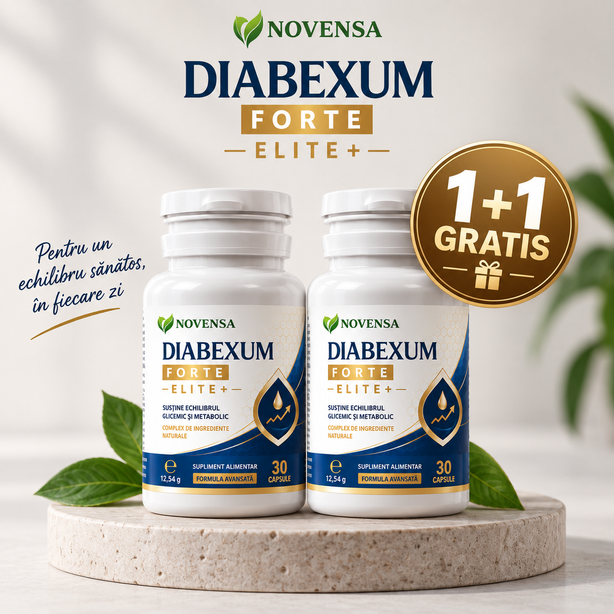 Diabexum Forte-  reglarea glicemiei, colesterolului și poftei de dulce