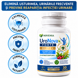 Uro Nova Forte- Scade usturimea, scăpările și infecțiile urinare