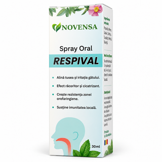 Spray de plante pentru curățarea plămânilor și anti-tuse RESPIVAL