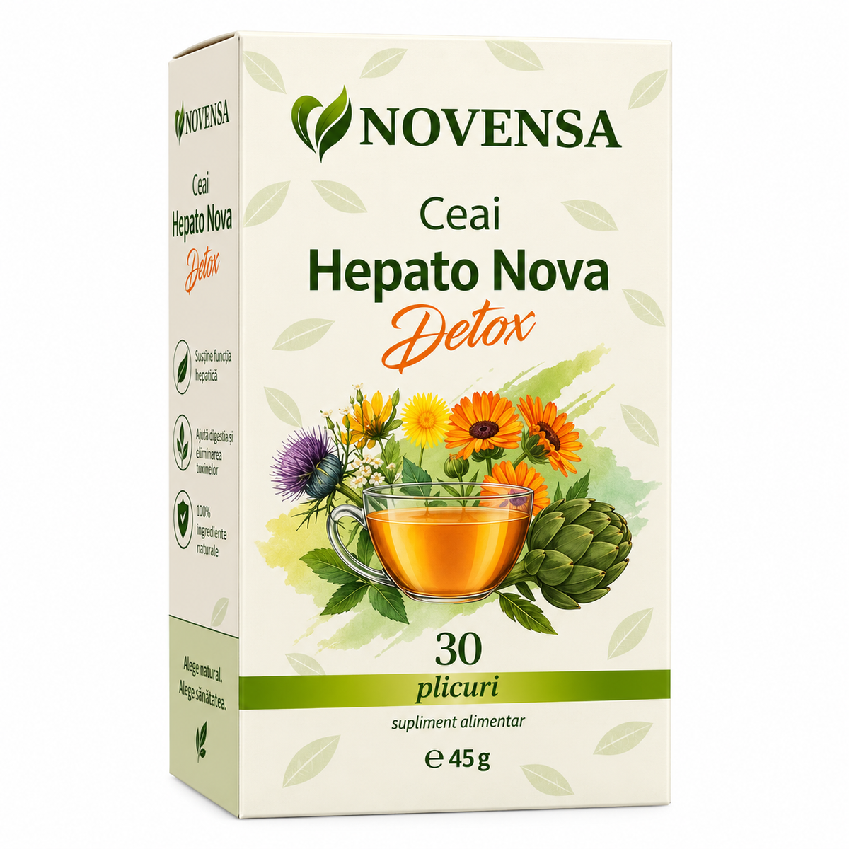 Ceai pentru Ficat, Detoxifiere si Slabire - 30 plicuri