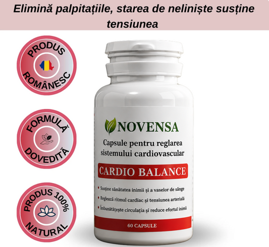 Cardio Balance - Capsule pentru inimă, tensiune și palpitații